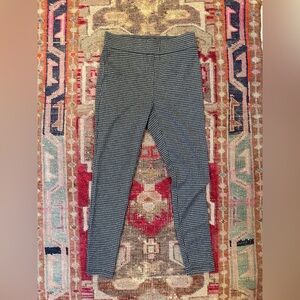 LOFT NWT grey and black houndstooth skinny pants leggings small